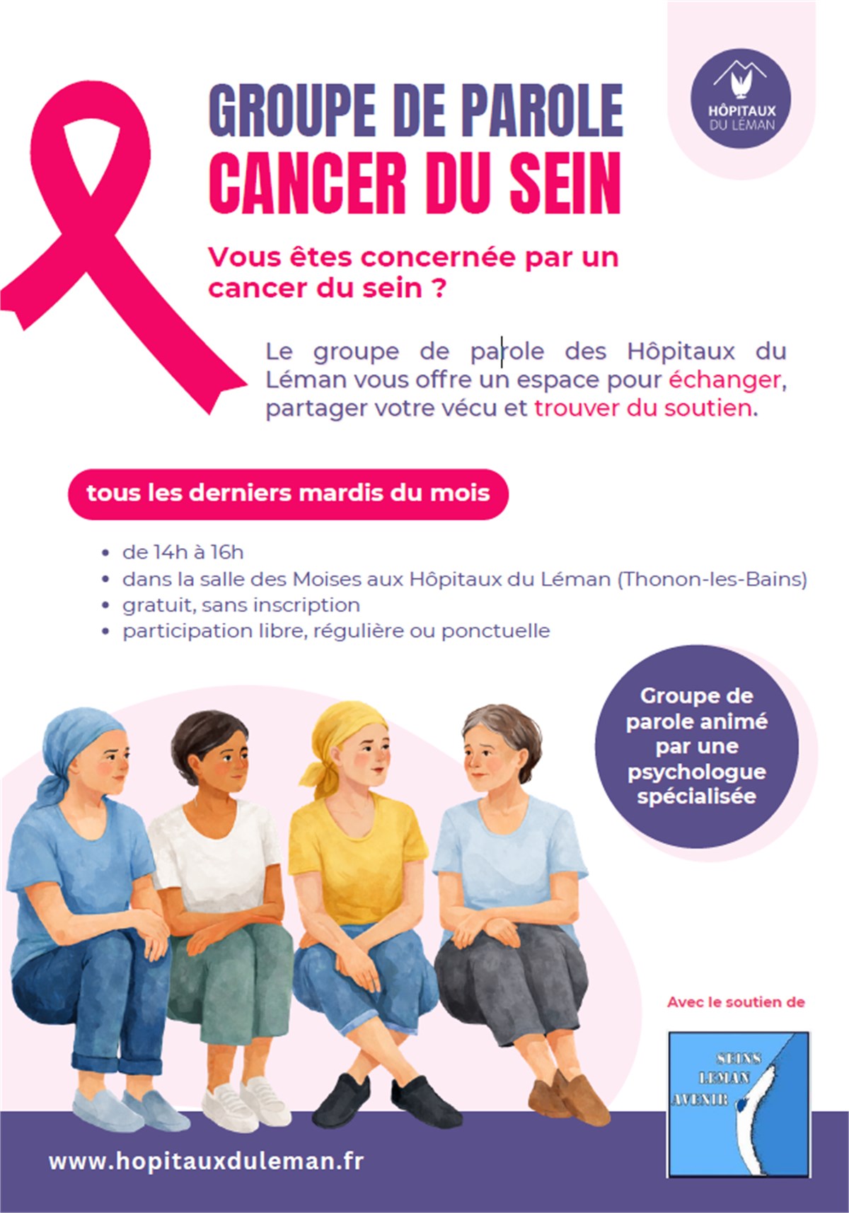 GROUPE DE PAROLE CANCER DU SEIN